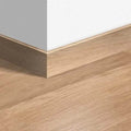 Quickstep eligna skirting boards 77mm - white varnished oak